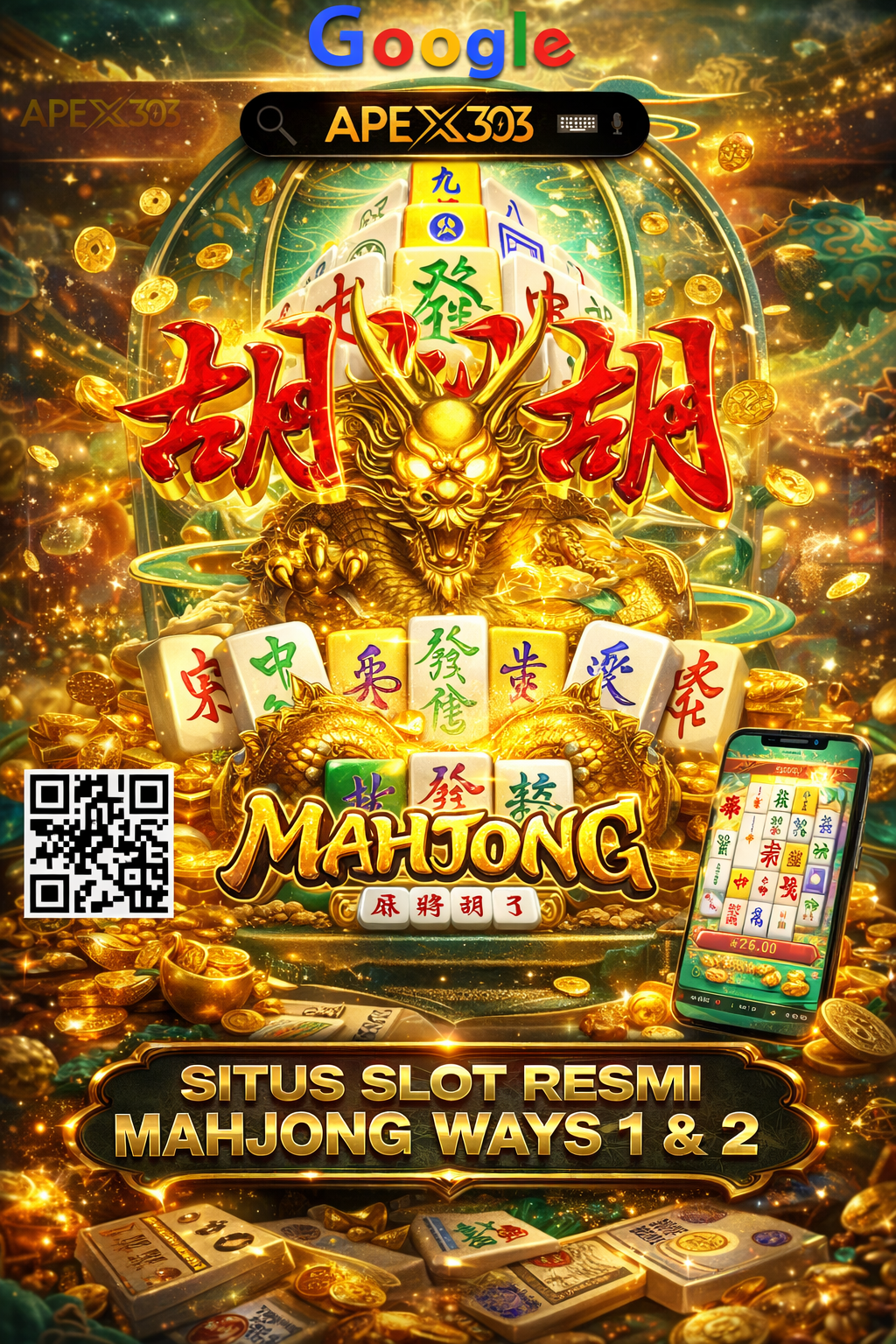 APEX303 >> Link Situs Slot Gacor Maxwin Slot Mahjong Ways 2 Terpercaya Gampang Menang Terbaru 2026 image 1